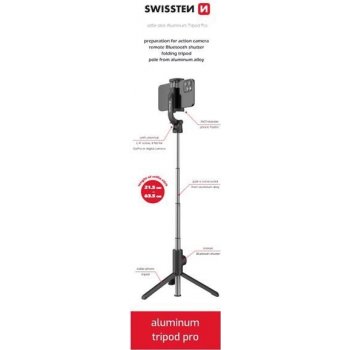 SWISSTEN ALUMINUM TRIPOD PRO 32000400