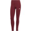 Dámské legíny adidas Essentials 3-Stripes High-Waisted Single Jersey Leggings Red/White