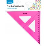 LUMA trading s.r.o. pravítko trojúhelník s ryskou, zelené 662036 – Zboží Živě