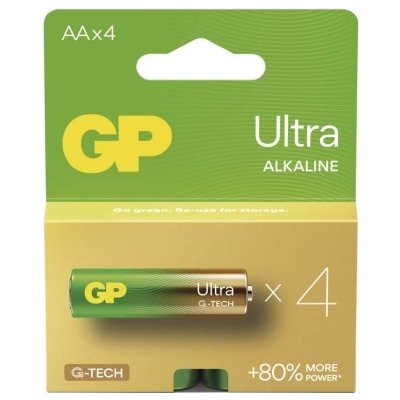 Alkalická baterie GP Ultra AA (LR6) – Zboží Mobilmania