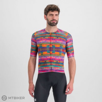 Sportful GLITCH BOMBER multicolor pink – Zboží Mobilmania