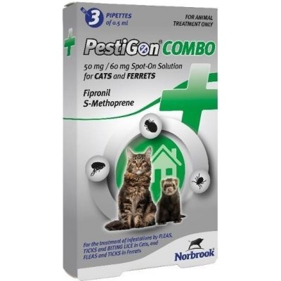 Pestigon Combo 50mg spot-on kočky fretky 3x0,5 ml – Zboží Mobilmania