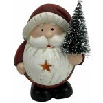 Boltze Figurka Santa Clause Ruth, červená, 9,5 x 7,5 x 12,5 cm – Hledejceny.cz