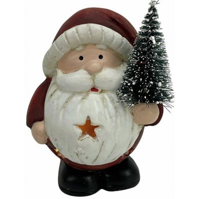 Boltze Figurka Santa Clause Ruth, červená, 9,5 x 7,5 x 12,5 cm – Hledejceny.cz