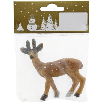 GEROMA Vánoční dekorace srnka polyresin hnědá 8 x 7,5 cm – Hledejceny.cz