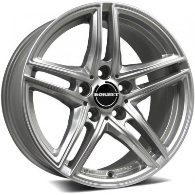 Borbet XR 8x17 5x120 ET30 silver – Sleviste.cz