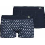 Vamp pánské boxerky set 2 ks BLUE OXFORD M 15881 – Zboží Dáma