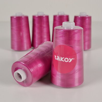 Takoy Overlock / coverlock polyesterová nit TKY 5000 barva amarant – Zboží Dáma Takoy Overlock / coverlock polyesterová nit TKY 5000 barva amarant – Zboží Dáma