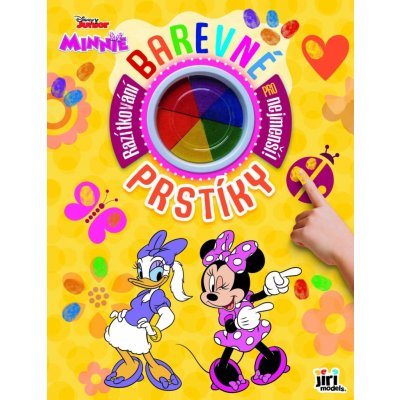 Jiri Models Sešit Barevné prstíky Minnie s prstovými barvami – Hledejceny.cz