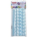 Toro Party brčka papírová světle modrá 19,7 cm 25 ks – Zboží Dáma
