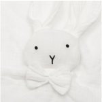 New Baby mušelínový usínáček Rabbit white – Zboží Dáma