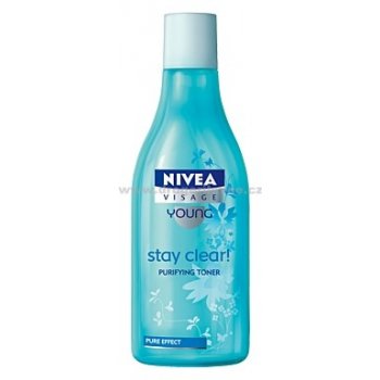 Nivea Visage Pure Effect Stay Clear čistící voda 200 ml