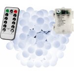 Voltronic Párty LED osvětlení 5 m studená bílá 50 diod + ovladač – Hledejceny.cz