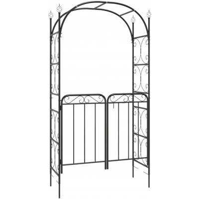 Kovová pergola VidaXL oblouk 1 cm – Hledejceny.cz