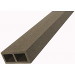 WPC vodorovný plotový nosník Nextwood, 88x38x2000 mm, barva wenge – Hledejceny.cz