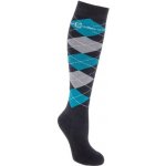 Covalliero Jezdecké podkolenky Brescia šedo tyrkys – Hledejceny.cz