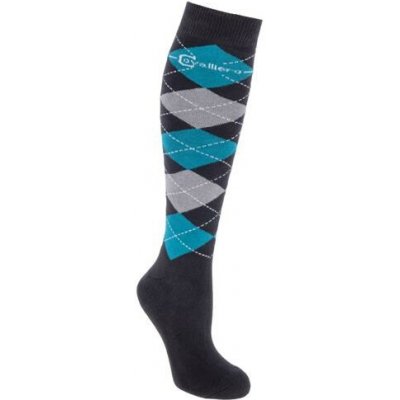 Covalliero Jezdecké podkolenky Brescia šedo tyrkys – Hledejceny.cz