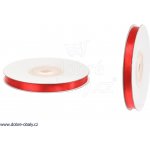 Červené saténové stuhy - 25 m / 0,6 cm – Sleviste.cz