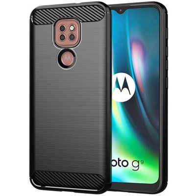 Techsuit Carbon silikonové Motorola Moto E7 Plus / Moto G9 Play černé – Zboží Živě