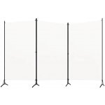 VidaXL 3panelová Paraván bílá 260 x 180 cm – Sleviste.cz