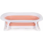 EcoToys Dětská skládací vanička s odtokem růžová Mráček – Zboží Dáma