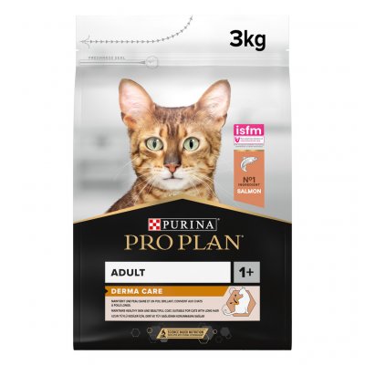 Pro Plan Cat Adult Derma Care losos 3 x 3 kg – Zboží Mobilmania