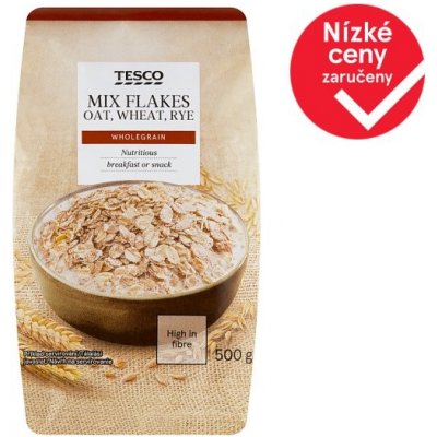 Tesco Směs celozrnných cereálních vloček 500 g