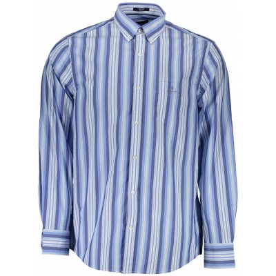 Gant pánská košile s dlouhým rukávem světle modrá – Zboží Mobilmania