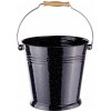 Úklidový kbelík Dema Smaltovaný kbelík na popel 10 l černý 15148D
