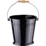 Dema Smaltovaný kbelík na popel 10 l černý 15148D – Sleviste.cz