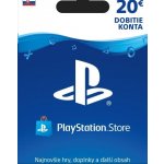 PlayStation dárková karta 20 € SK – Zbozi.Blesk.cz