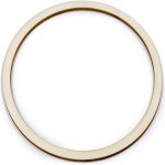 Pro Háčkování Dřevěný kruh plochý 20 cm 2 ks – Zboží Dáma