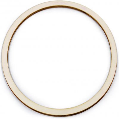 Pro Háčkování Dřevěný kruh plochý 20 cm 2 ks – Zboží Dáma