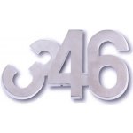Domovní číslice COBRA 150 mm (NEREZ) - 6 – HobbyKompas.cz