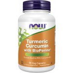 Now Foods Turmeric Curcumin BioPerine 90 veg kapslí – Hledejceny.cz