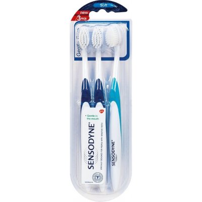 Sensodyne Gentle Care Soft zubní kartáček 3 ks