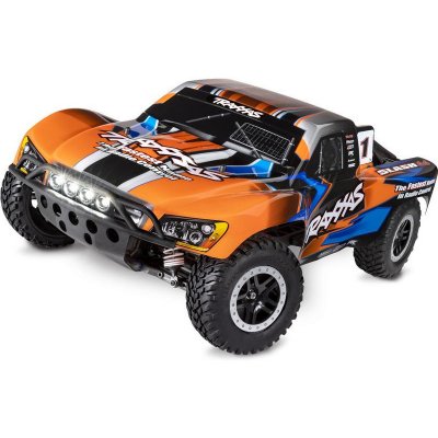 Traxxas Slash 4WD RTR oranžový s LED osvětlením 1:10 – Hledejceny.cz
