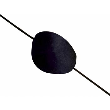 R-kontakt Pirátská páska přes oko černá saténová