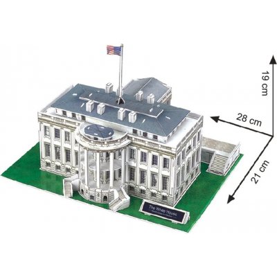 CubicFun 3D puzzle Bílý dům 65 ks – Zboží Dáma