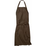 Cg Workwear Verona Dlouhá pracovní zástěra s laclem 01145-01 Toffee – Hledejceny.cz