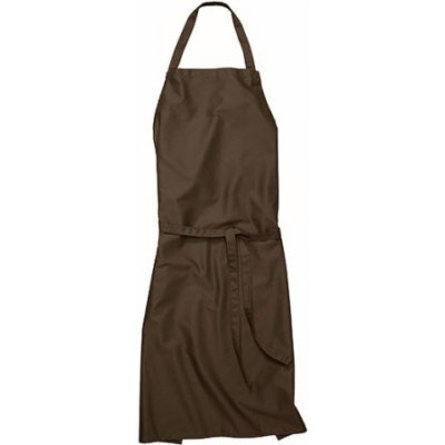 Cg Workwear Verona Dlouhá pracovní zástěra s laclem 01145-01 Toffee – Hledejceny.cz