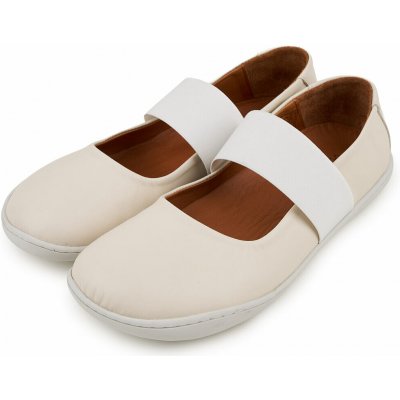 Vlnka kožené barefoot baleríny s gumou Dara krémová – Hledejceny.cz