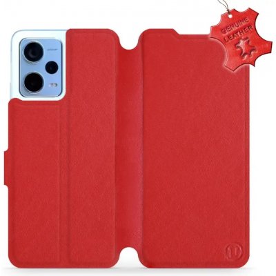 Pouzdro Mobiwear Flip Xiaomi Redmi Note 12 5G - Červené - L_RDS – Zboží Mobilmania