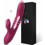 Paloqueth Rabbit Vibrator for Her with Shock Function Red – Hledejceny.cz