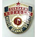 Odznak svazarm rozhodčí I masově branné sporty – Zbozi.Blesk.cz