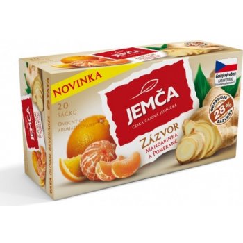 Jemča Zázvor mandarinka a pomeranč 20 x 1,5 g