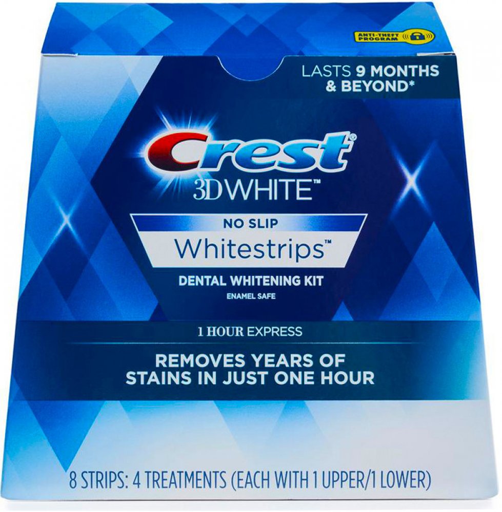 Crest 3D White 1-Hour Express bělicí pásky 4 ks | Srovnanicen.cz