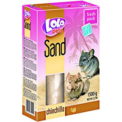 Lolopets písek pro činčilu 1500 g – Zboží Mobilmania
