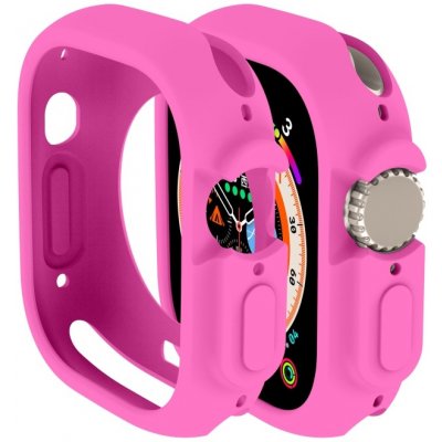 VSECHNONAMOBIL 51383 TPU HALF COVER Obal pro Apple Watch Ultra 1 / 2 / 3 49mm tmavě růžový – Zboží Živě