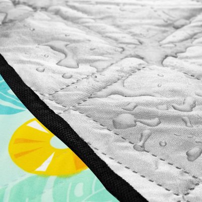 Spokey PICNIC FLAMINGO Pikniková deka kulatá 150 cm – Sleviste.cz